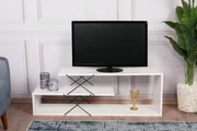 TV stolík/skrinka Ziky (biela). Akcia -15%. Vlastná spoľahlivá doprava až k Vám domov. 1067105