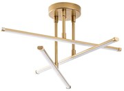 LED stropné svietidlo v zlatej farbe 26x51 cm Ledflower – Opviq lights