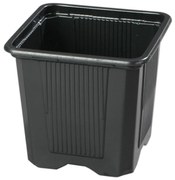 Kvetináč V plastový čierny 7x7x6,5cm; 20ks