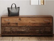 Botník Samuel, vintage optika dreva%