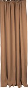 Ľanový záves čokoládová 140/300 cm 140 cm