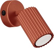 Sollux SL.1636 - Nástenné bodové svietidlo KARBON 1xGU10/10W/230V červená