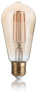 Ideal Lux 151694 LED žiarovka E27 Vintage A65 4W/300lm 2200K jantárová