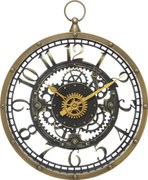 Nástenné hodiny Meca, hnedá