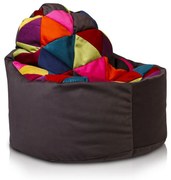 Sedací vak Yoko Modern Mix plyš Farba: A84