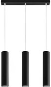 Luster na lanku KARADON 3xGU10/30W/230V čierna