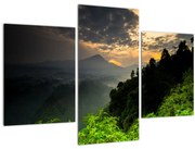 Obraz - zelená horská krajina (90x60 cm)