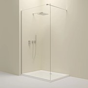 Erga Paris, sprchová zástena Walk-In 70x200 cm, 8mm číre sklo, chrómový profil, ERG-V02-PARIS-070x200-CL-CR