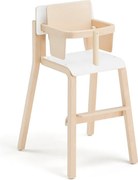 Vysoká detská stolička DANTE, výška 500 mm, breza/biela
