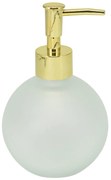 Dávkovač mydla Globe, biela/so zlatými prvkami, 400 ml