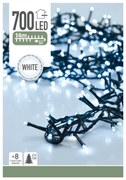 Svetelná vianočná reťaz Twinkle biela, 700 LED, 14 m