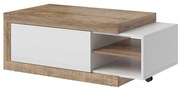 Konferenčný stolík Sintra 99 dub samdal-biely/dub Samdal-biely lesk