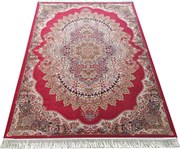 DY Prémiový koberec s exkluzívnym vzorom Pers 04 - červená Rozmer: 150x230 cm