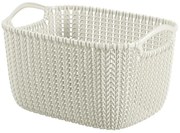 Košík obdĺžnik S Knit 8l 226391 krémová