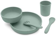 Jedálenská sada 5-dielna Platinum Silicone Sage