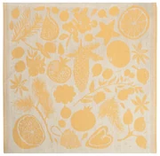 Ľanová utierka / obrúsok Talven Tuoksut 46x46, ľan-oranžová