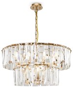 Maytoni MOD043PL-12G - Luster na reťazi PUNTES 12xE14/40W/230V zlatá