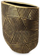 KERAMICKÁ VÁZA EMMI (01) 21X9X28 CM ČIERNA