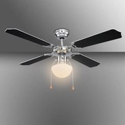 Stropný ventilátor s osvetlením 0309CSW 1*E27 PL1