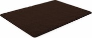 TZ Tmavohnedý obdĺžnikový shaggy koberec Lana Rozmer: 60x90 cm