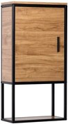 Polica Naturel Blackframe 40x80x20 cm v dekore javor lesk BFRAMEPOL2