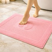 PODLOŽKA DO KÚPEĽNE HOTEL FEET 50X70 CM RUŽOVÁ