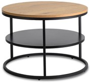 BEST konferenčný stolík, dub/čierna