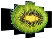 Obraz - detail kiwi vo vode (150x105 cm)