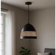 ONLI - Luster na lanku POLLY 1xE27/22W/230V čierna