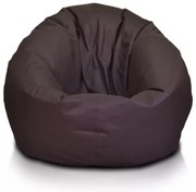 Lacný sedací vak Sakwa L – pohodlný vak pre deti aj dospelých, ľahko umývateľný polyester Farba: NC15 - tm. hnedá