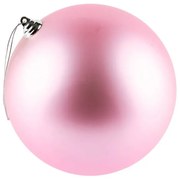 DECOLED Plastová guľa, d. 20 cm, jemne ružová, matná