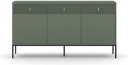 Komoda Magara 3D3S (zelená + čierna). Vlastná spoľahlivá doprava až k Vám domov. 1123680