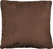 Polášek Poťah na vankúš z mikroplyšu - Čokoládová | 40 x 40 cm
