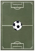 Hanse Home, Detský koberček Adventures 105526 Green, 80x150, zelená, detská izba