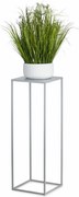 STOJAN NA KVETINÁČ SIMPLE 70X24X24 CM SIVÁ