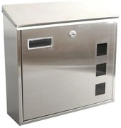 Poštová schránka 350 x 330 x 110 mm, nehrdz. oceľ