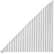 2ks béžovo-sivý bavlnený pruhovaný obrúsok - 40*40cm