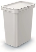 Závesný odpadkový kôš, 12 l, svetlo sivá