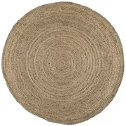 Jutový koberec ROUND NATURAL 120 cm