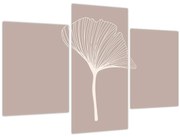 Obraz - Béžové listy N⁰5 (90x60 cm)
