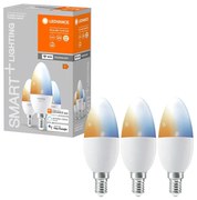 SADA 3x LED Stmievateľná žiarovka SMART+ E14/5W/230V 2700K-6500K - Ledvance