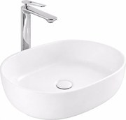 LIGNANO || Umývadlo na dosku, keramika, biela, oválna