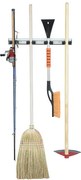 Goodhome DRŽIAK NA METLY, ZAMETAČE, METLY A MOPY, posuvný, 4 sloty RIM