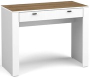 Toaletný Stolík Mossa M10 dub whisky/biely mat