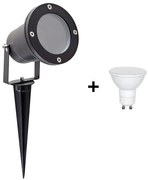 Kobi LED Vonkajšie svietidlo BLAKE 2 GU10/6W/230V IP65 LEDKB0036C