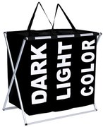 Kôš na bielizeň TRIKO 130 l čierny