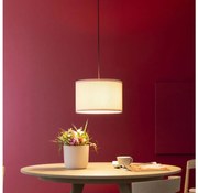 Brilliant - Luster na lanku TONY 1xE27/20W/230V pr. 35 cm krémová