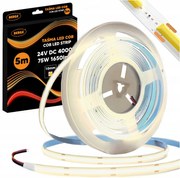 BERGE LED pásik COB Neon 24V - 528D - 15W/m - IP20 - 1650lm - 5m - neutrálna farba