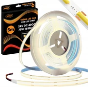 BERGE LED pásik COB Neon 24V - 528D - 15W/m - IP20 - 1650lm - 5m - neutrálna farba