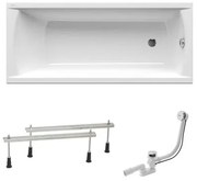 Obdĺžniková vaňa SAT Fusion 150x70 cm akrylát ľavá aj pravá SATVR150AN